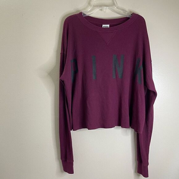 PINK| Thermal| Crop Top  - Picture 1 of 15